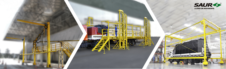 Truck Canvas Removing Machine
