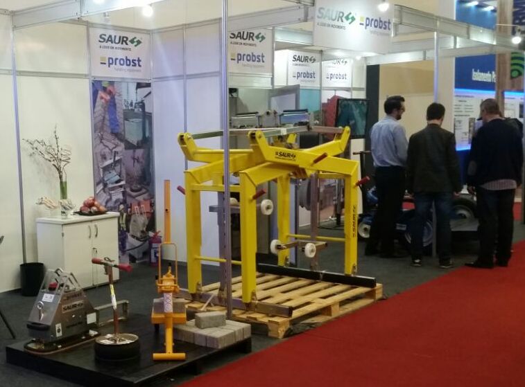 SAUR e Probst na Concrete Show: equipamentos para construção Civil