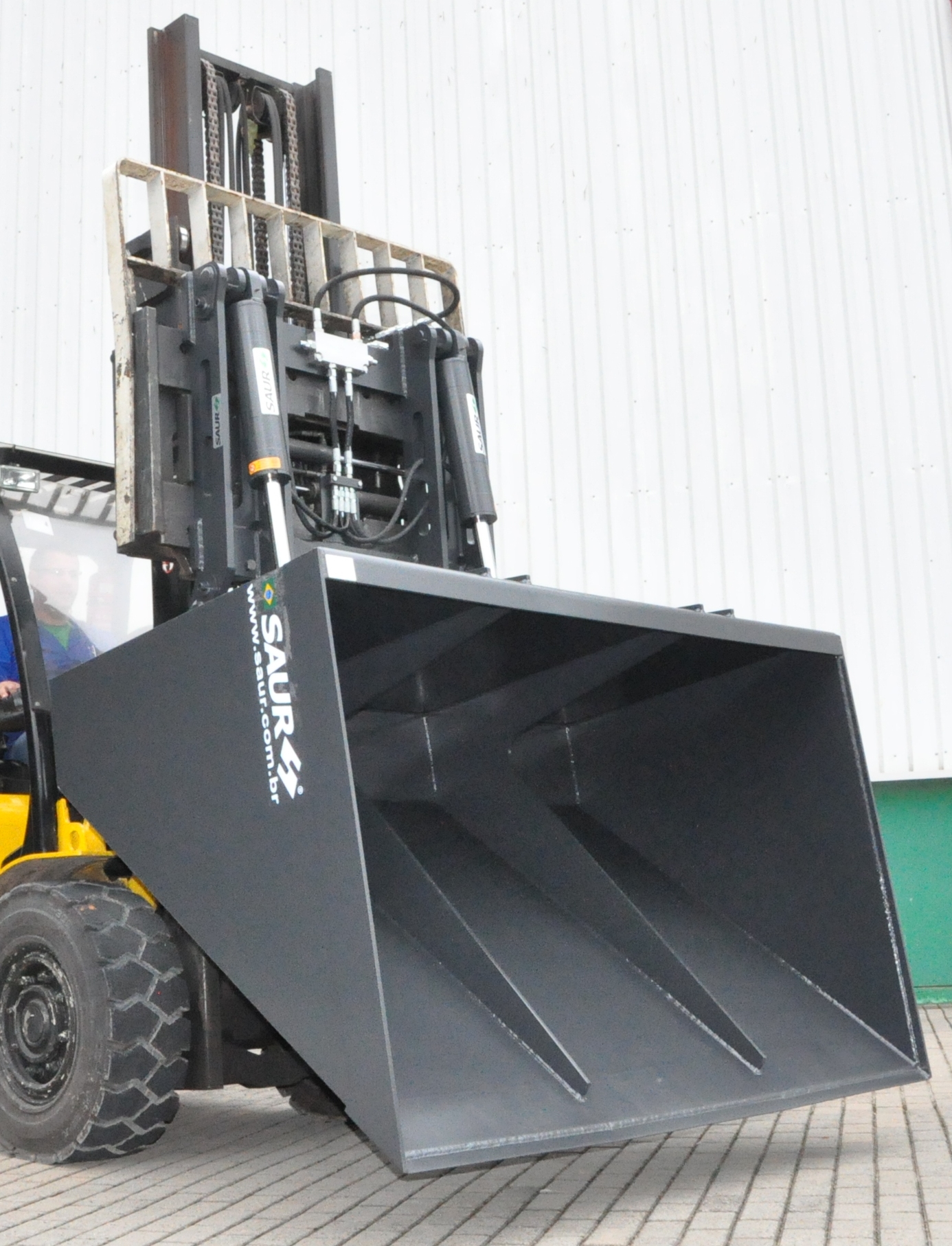 Hydraulic Loading Bucket SAUR with higher capacity