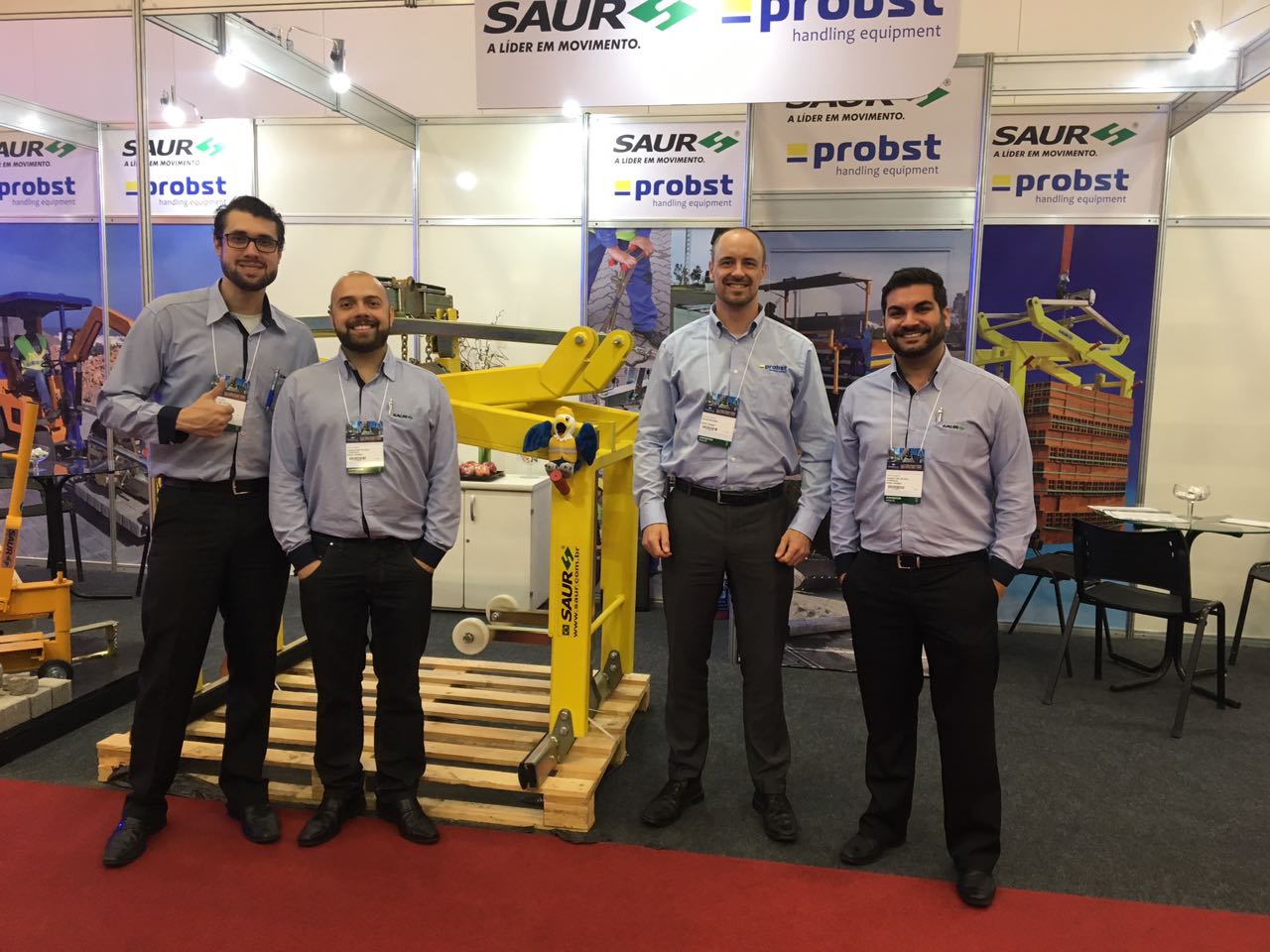 SAUR e Probst na Concrete Show: equipamentos para construção Civil