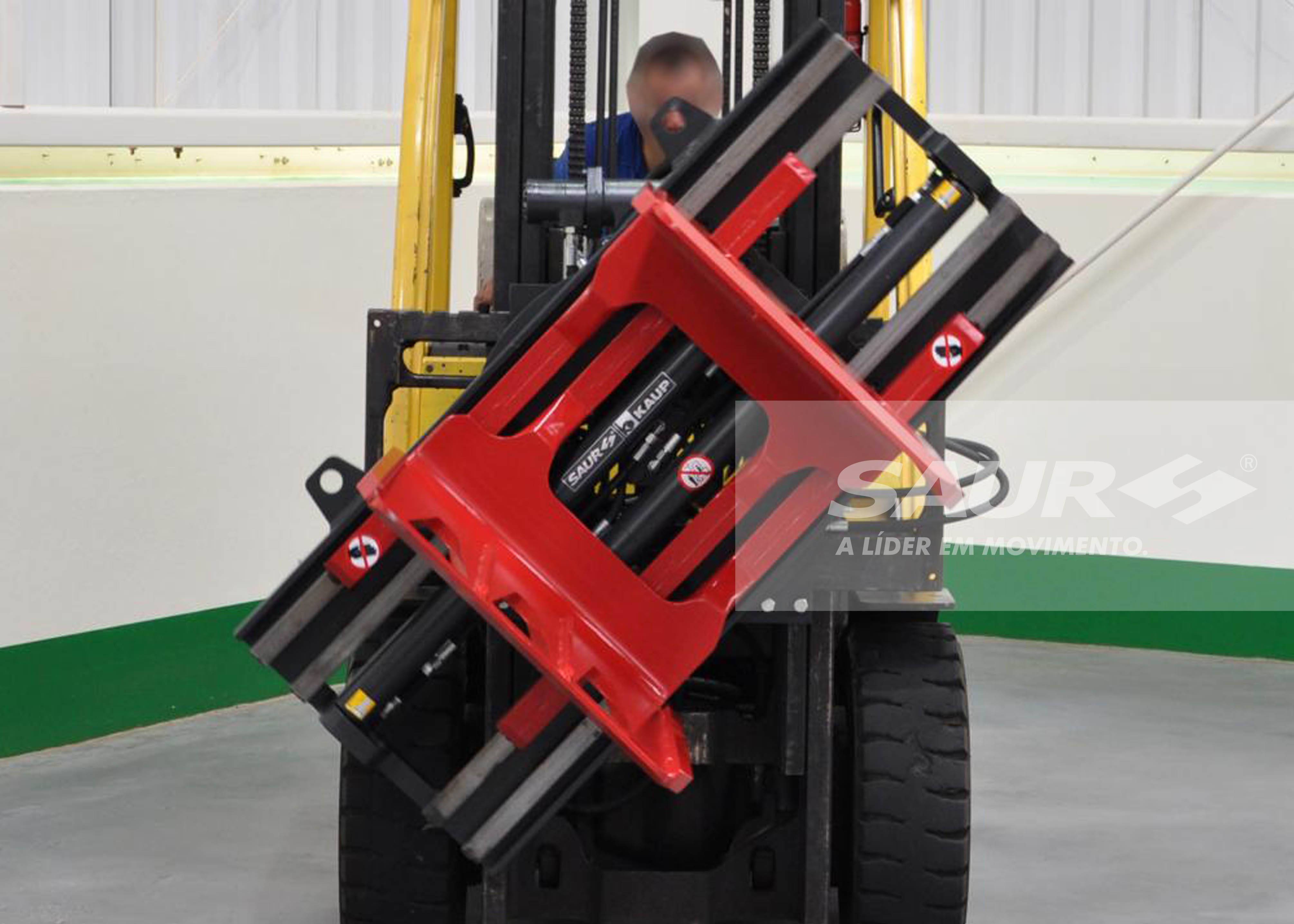 Pinza Giratoria para Fardos y Cajas 