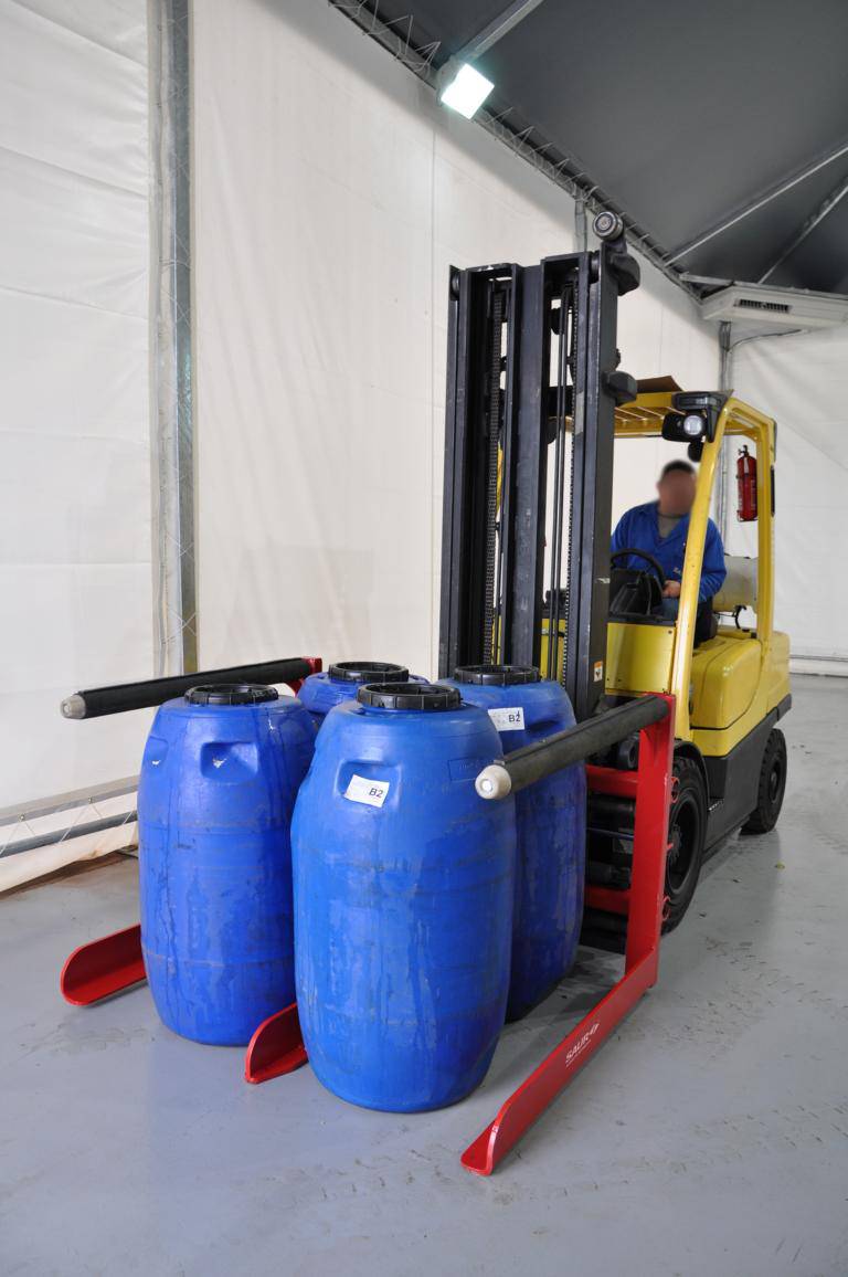 Garra para Bombonas