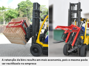 Aparelho Giratório com Retenção de Bins