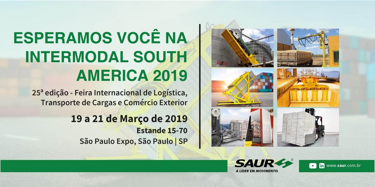 Equipamentos SAUR que conferem mais eficiência na  intralogística portuária são destaques na Intermodal