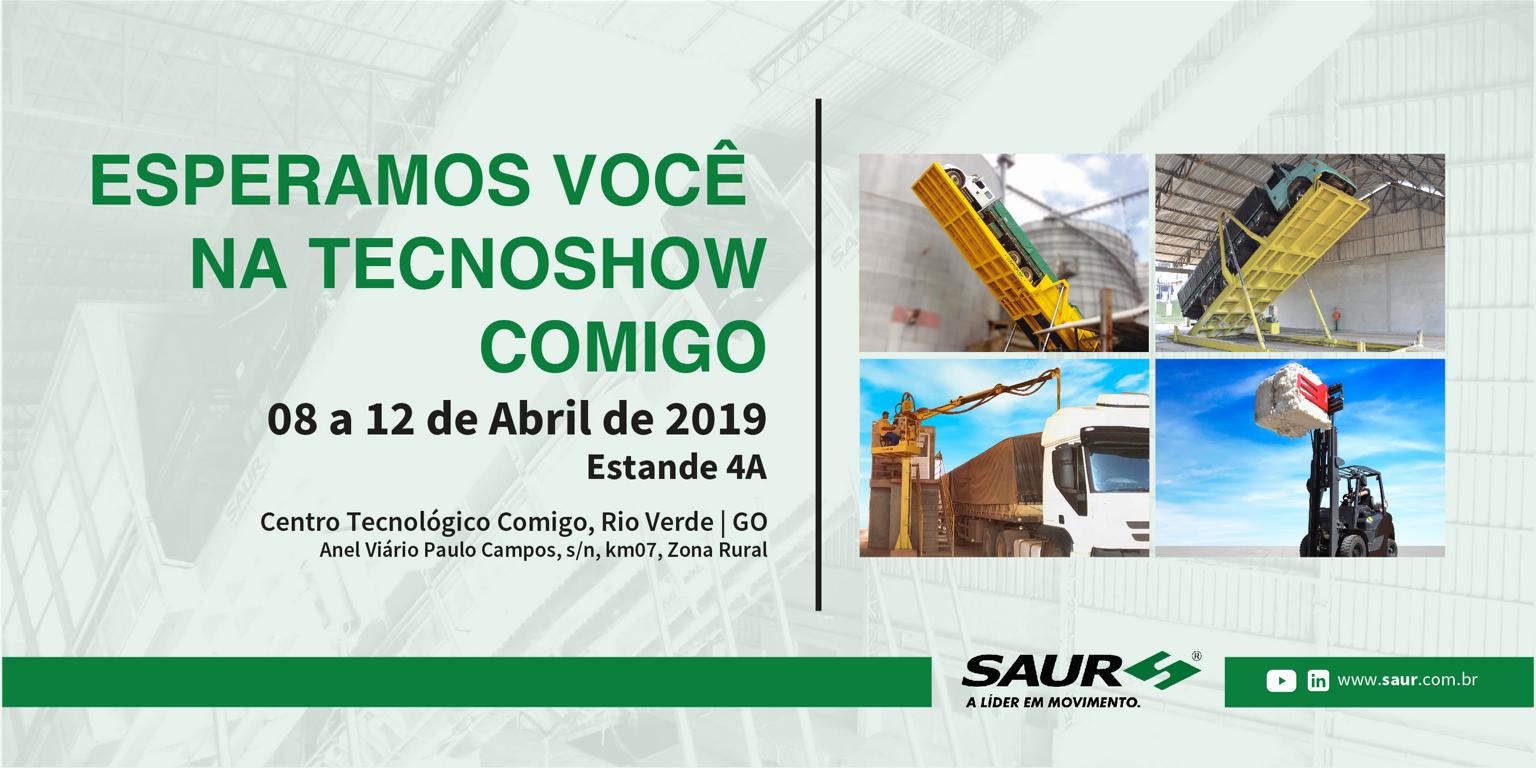 SAUR apresenta soluções completas e eficientes para o agronegócio goiano durante a TECNOSHOW COMIGO