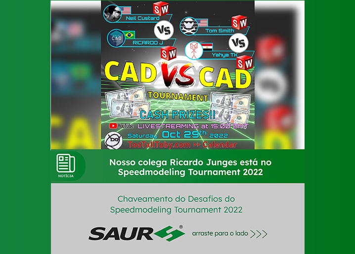 Ricardo Junges da Engenharia SAUR está no Speedmodeling Tournament 2022