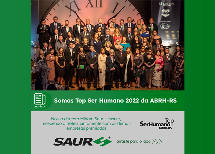 SAUR é Top Ser Humano 2022 da ABRH-RS