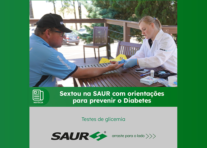 Sextou na SAUR com Orientações para Prevenir o Diabetes