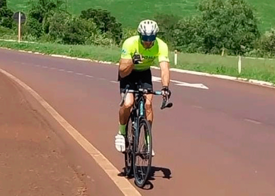 Desafio de percorrer 2.000 km começa amanhã para o atleta e colaborador da SAUR, Júlio Leandro Lencina