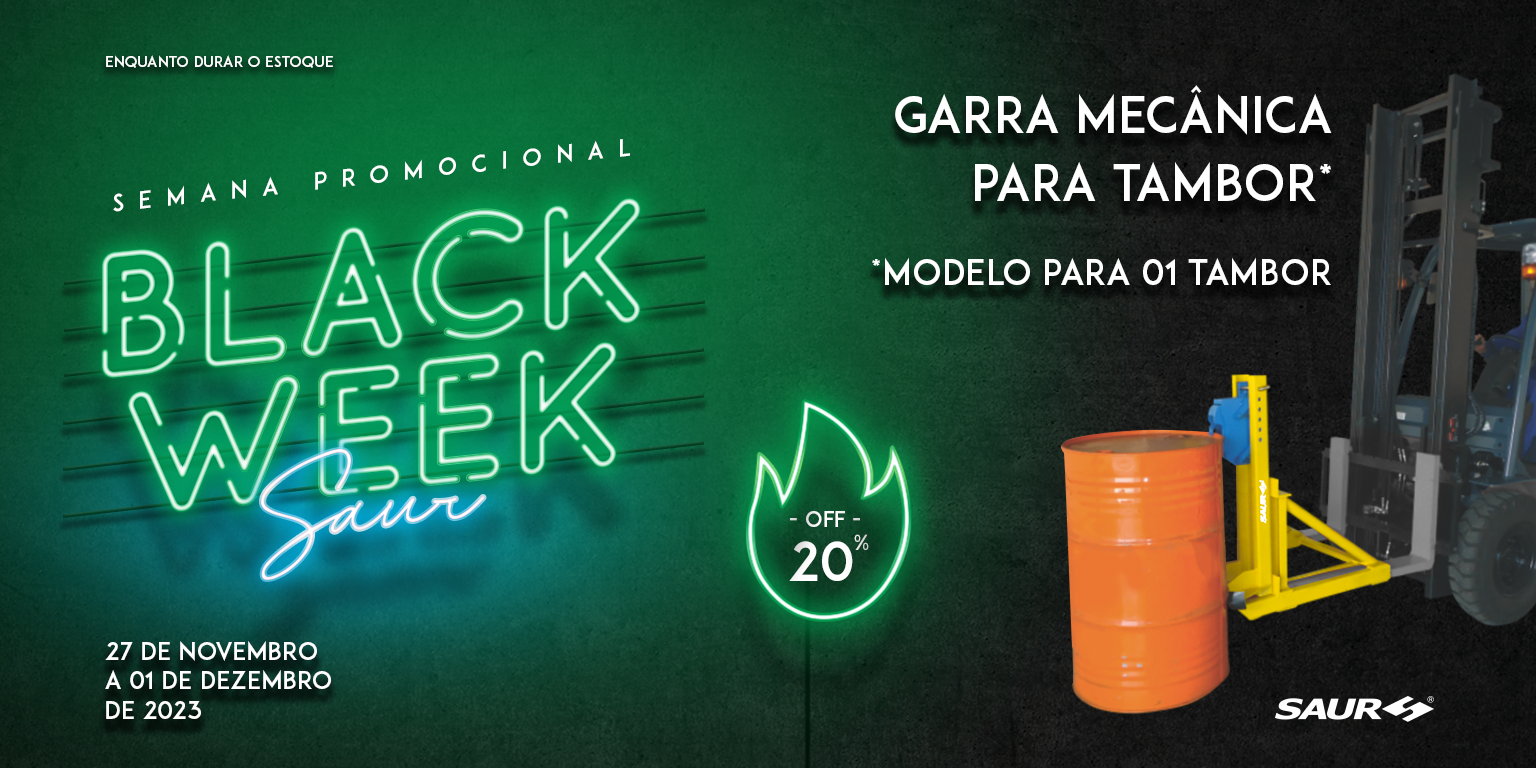 BLACK WEEK SAUR de 27 de novembro a 01 de dezembro de 2023