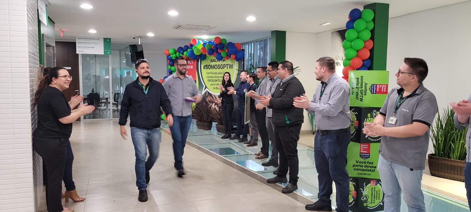 SAUR recebe pelo segundo ano consecutivo o selo de  um excelente lugar para trabalhar no Brasil