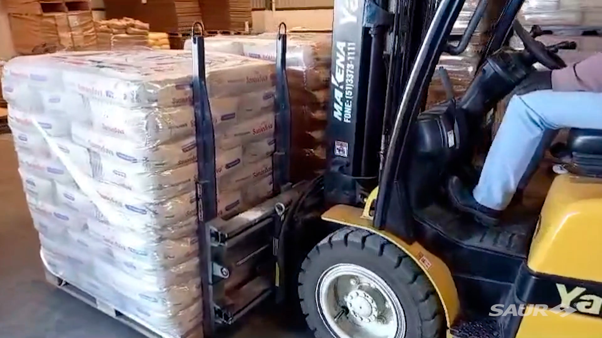 Posicionador de Garfos Duplo para o segmento arrozeiro