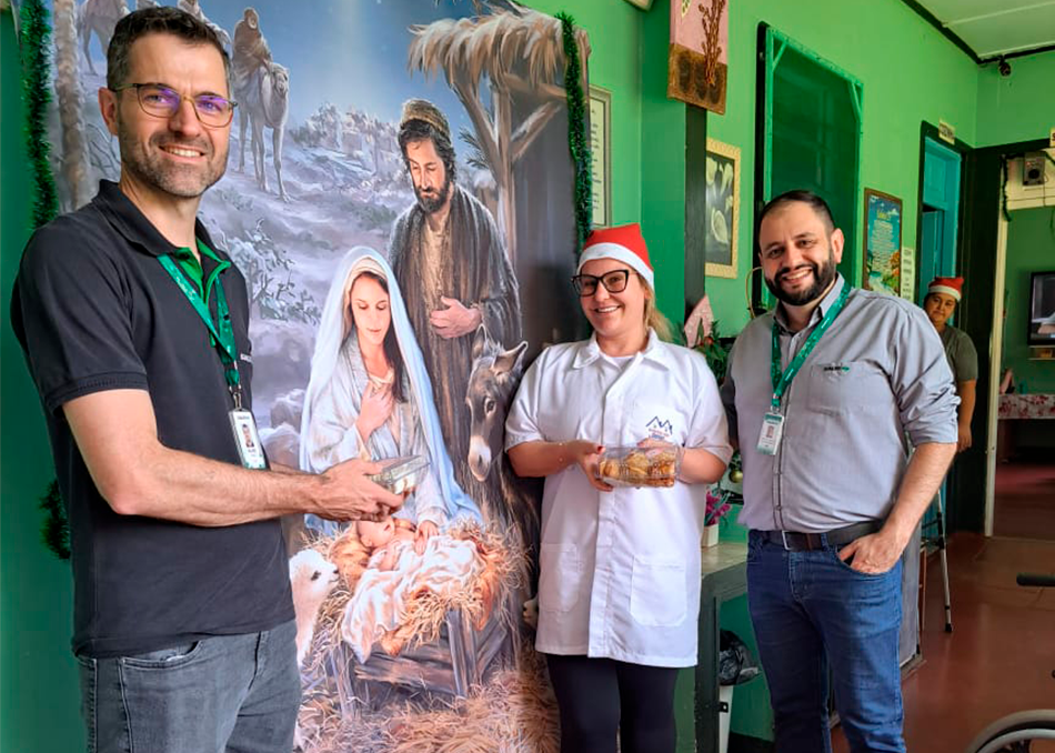 Celebração de Natal nos Lares de Idosos de Panambi