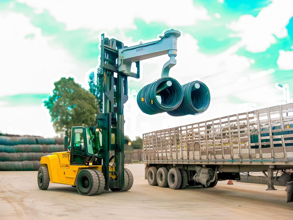 Empilhador Trilateral para Rolos – Robocop – SAUR