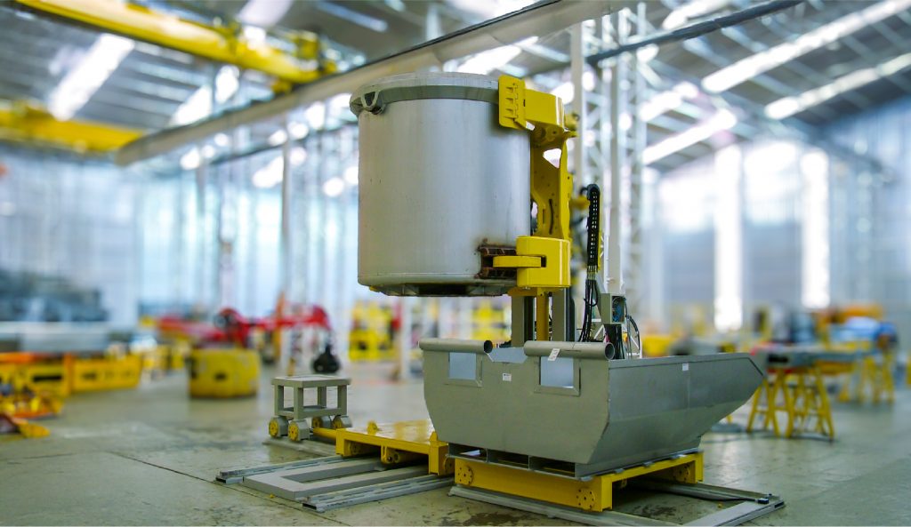 Manipulador de Cadinhos – SAUR