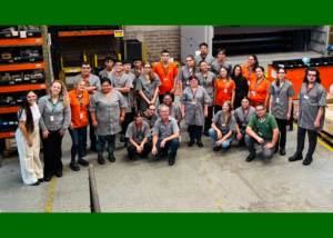 Visita dos alunos do SENAI