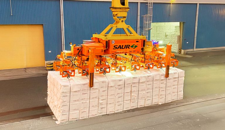 Spreader com Ganchos Pneumáticos para Celulose – SAUR - Galeria